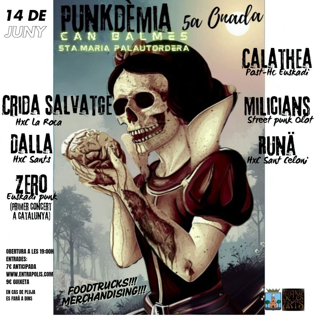 Aquest dissabte cremarem Can Balmes!!! Punkdèmia a mort!!!