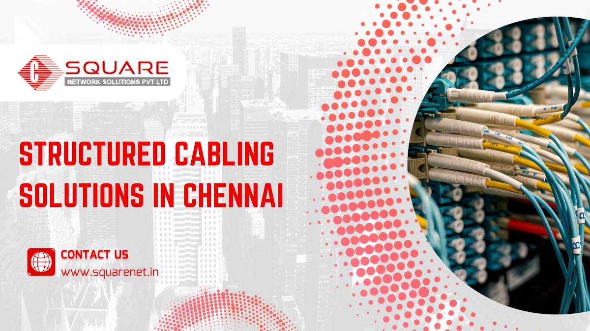 square_net1's tweet image. Future-proof your IT infrastructure with Square Network Solutions’ structured cabling services in Chennai for efficient, scalable connectivity.#structuredcabling #networkinfrastructure #squareNetworkSolutions #cablingservices #fibercabling #coppercabling #datacenter