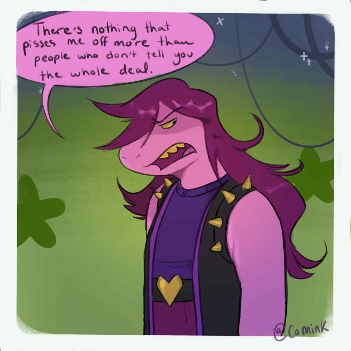 c0mink2's tweet photo. This tweet inspired me to do a comic out of this scene so enjoyyy
#deltarunespoilers #deltarune https://t.co/aoMXEOMZiA