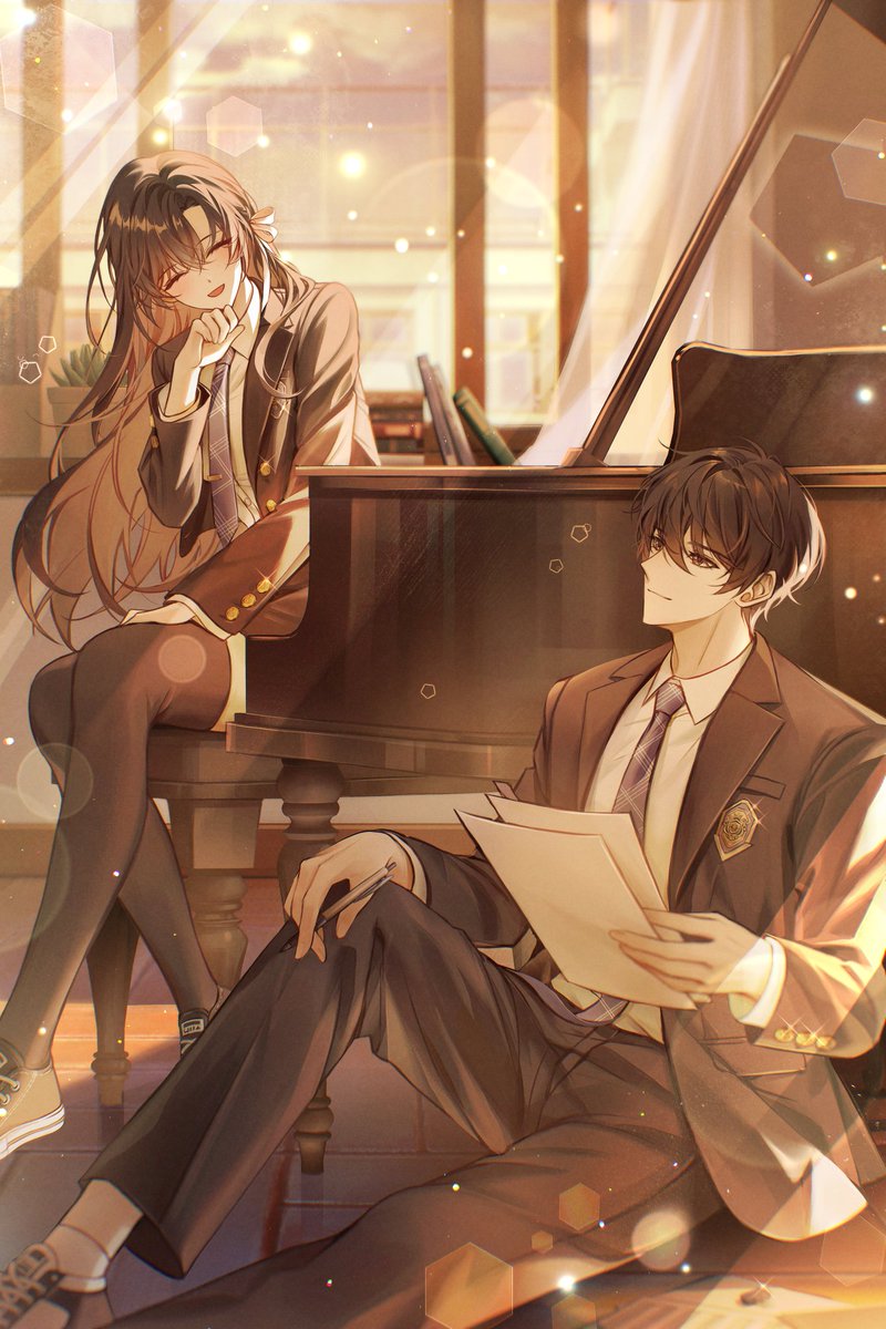 노벨피아 이름아 작가님의 <덕질하는 천재 작곡가> 표지 일러스트 작업했습니다!