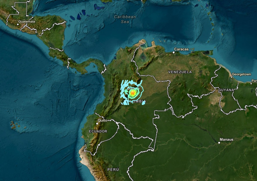 Am Sonntag (08.06.2025) hat ein schweres Erdbeben Millionen Menschen in Kolumbien aufgeschreckt. Die Schäden halten sich zum Glück in Grenzen. Mehr dazu:

unwetteragentur.de/schweres-erdbe…

#Erdbeben #Kolumbien #Bogota