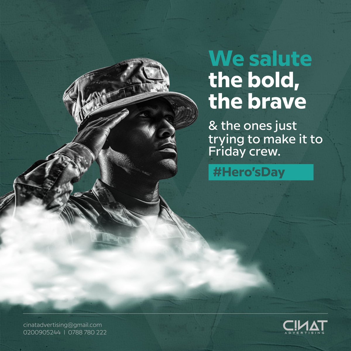 cinat_ad's tweet image. Making strides &amp;amp; making it to Friday 💪🏽

Shoutout to the everyday heroes grinding hard! 

#HerosDay