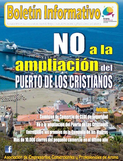 🔵 Ya puedes consultar el boletín informativo de los empresarios de #Arona correspondiente al mes de junio‼️

⏬️⏬️⏬️⏬️⏬️⏬️⏬️

empresariosdearona.com/2025/06/02/bol…
<a href="/ALGN73/">Antonio Luis Glez. Núñez</a>