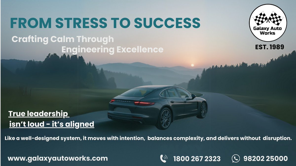 High-performing leaders know clarity under pressure starts with control over details. At Galaxy Auto Works, we don’t just service vehicles we restore operational readiness. Every adjustment reflects resilience and balance, because when your tools perform, your decisions do too.