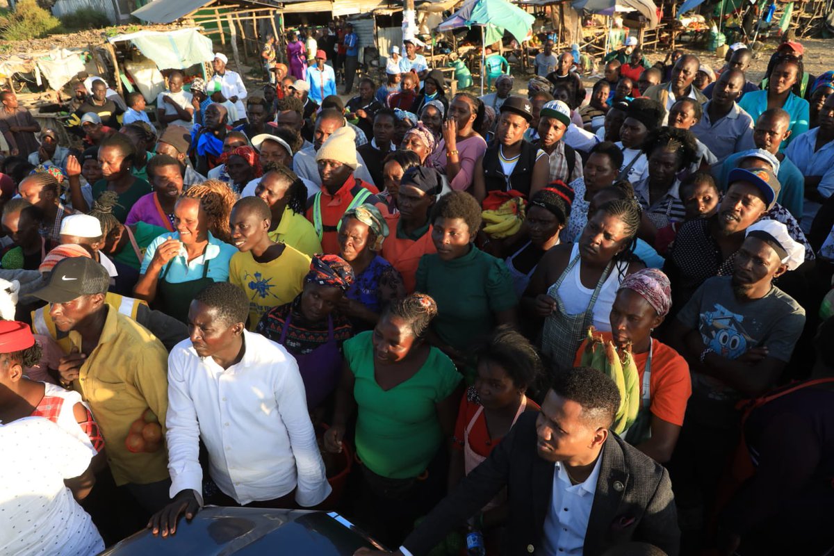 I made a brief stop at Kithimani Market after the traders kindly requested that I greet them. The warmth and energy from the people were truly humbling.

I listened to what you told me, your hopes, your challenges and your vision for the kind of Machakos you want to see.