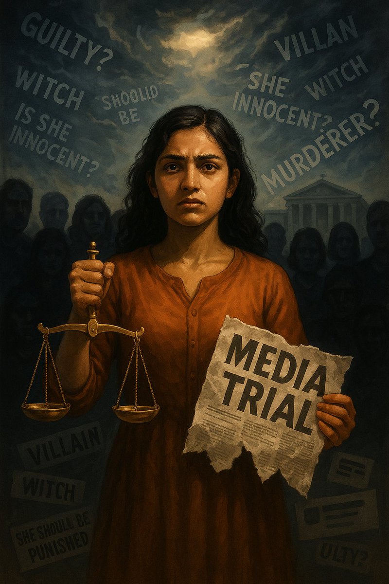 सोनम रघुवंशी को बिना ट्रायल, बिना सबूत "विलेन" बना देना इस पितृसत्तात्मक सिस्टम की क्लासिक चाल है। जब औरत एजेंसी दिखाए, फैसले ले या अपने रिश्तों से बाहर निकले—तो उसे या तो चुड़ैल बना देते हैं या अपराधी। पहले कोर्ट बोले, फिर जनता फैसला करे—ना कि मीडिया ट्रायल और मर्दवादी हल्ला।