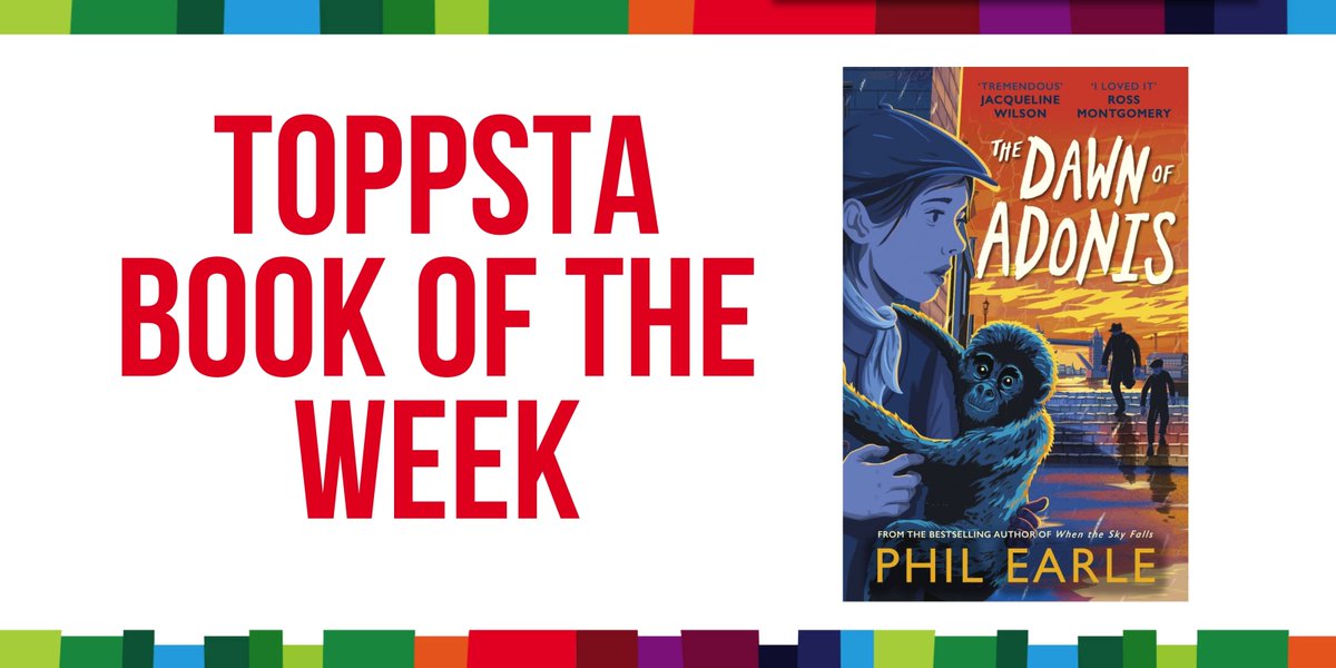 toppsta's tweet image. 📚 Children's Book of the Week GIVEAWAY 📚
From award-winning author @philearle comes 'The Dawn of Adonis', set before his incredible book, 'When the Sky Falls'.
This powerful story, set in 1911 is full of courage, friendship, and adventure. With short chapters and beautiful…