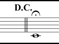 - there's still music lines, though in the very back, and clearly starting at one point, unlike kanade's. this also shows the importance of music that supports her from behind. 
- the D.C is a music notation (thanks to megan oomf!!) that means 'from the beginning'.