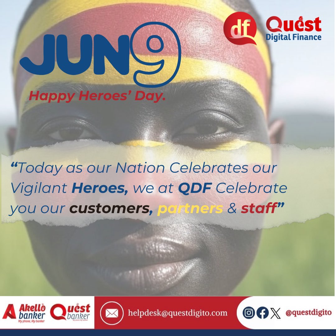 Quest Digital Finance (QDF) (@questdigito) on Twitter photo To the Legends!
#HeroesDay25
#Heroes
<a href="/JOnyait/">Jean A Onyait</a> <a href="/benon_dikan/">Benon Dikan Elijah</a> <a href="/atekerteso/">Emaju Peter Paul (EPP)</a> To the Legends!
#HeroesDay25
#Heroes
<a href="/JOnyait/">Jean A Onyait</a> <a href="/benon_dikan/">Benon Dikan Elijah</a> <a href="/atekerteso/">Emaju Peter Paul (EPP)</a>