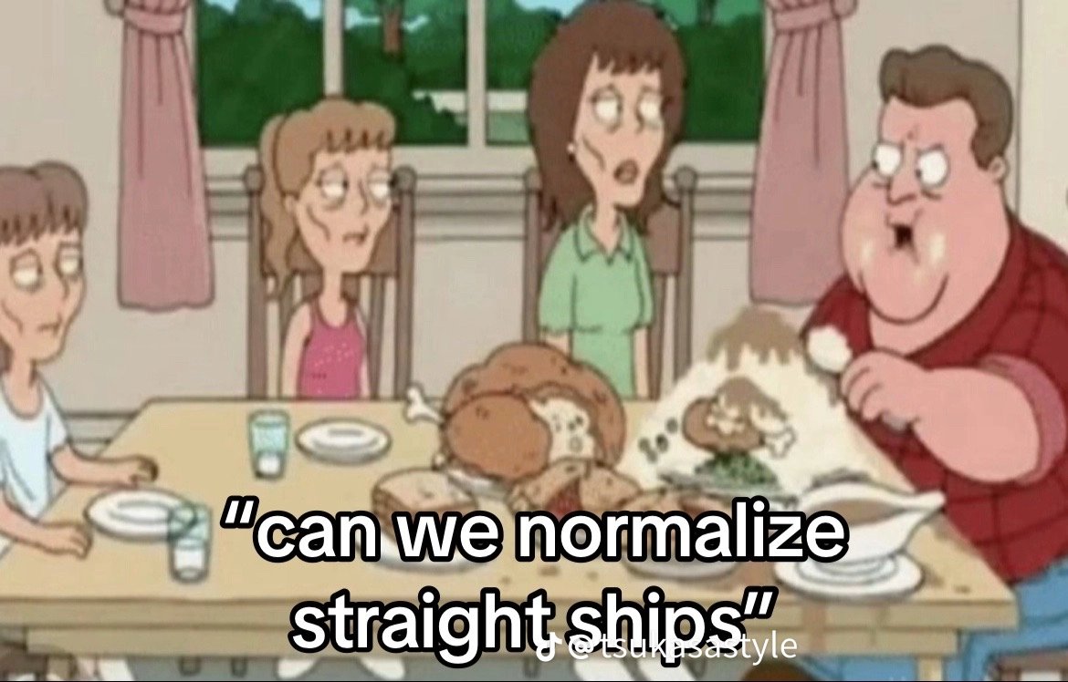 Cishet ruin everything😭