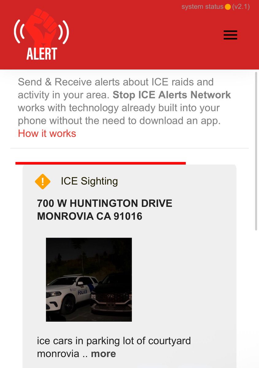 ThePersistence (@scottpresler) on Twitter photo There’s an anti-ICE website that the left is using to identify raids & sightings.
This puts a lot of folks in danger & I felt obligated to make sure DHS is aware.
CC: <a href="/KristiNoem/">Kristi Noem</a> <a href="/Sec_Noem/">Secretary Kristi Noem</a> <a href="/RealTomHoman/">Thomas D. Homan</a> There’s an anti-ICE website that the left is using to identify raids & sightings.
This puts a lot of folks in danger & I felt obligated to make sure DHS is aware.
CC: <a href="/KristiNoem/">Kristi Noem</a> <a href="/Sec_Noem/">Secretary Kristi Noem</a> <a href="/RealTomHoman/">Thomas D. Homan</a>