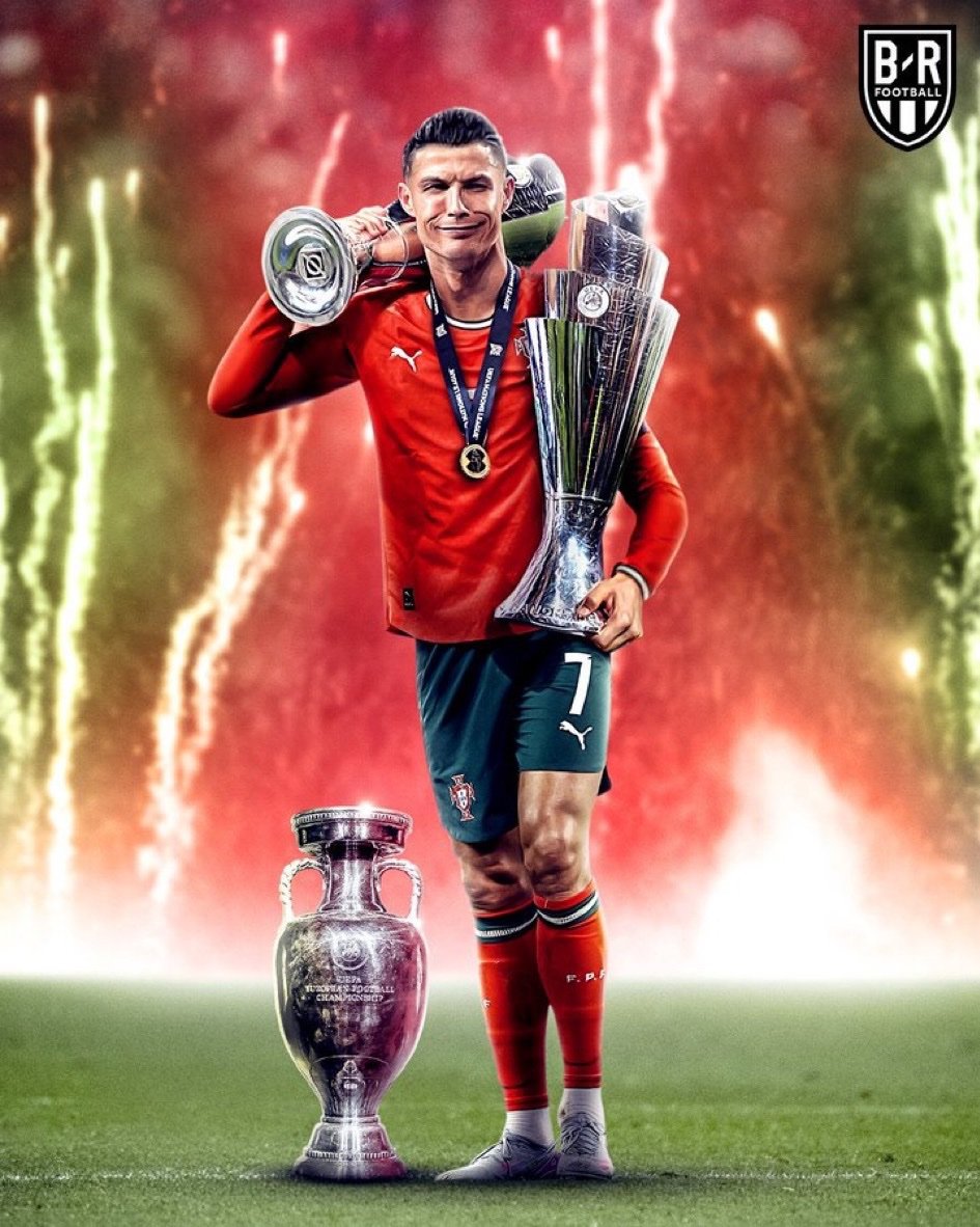 Cristiano Ronaldo is the GOAT fullstop.