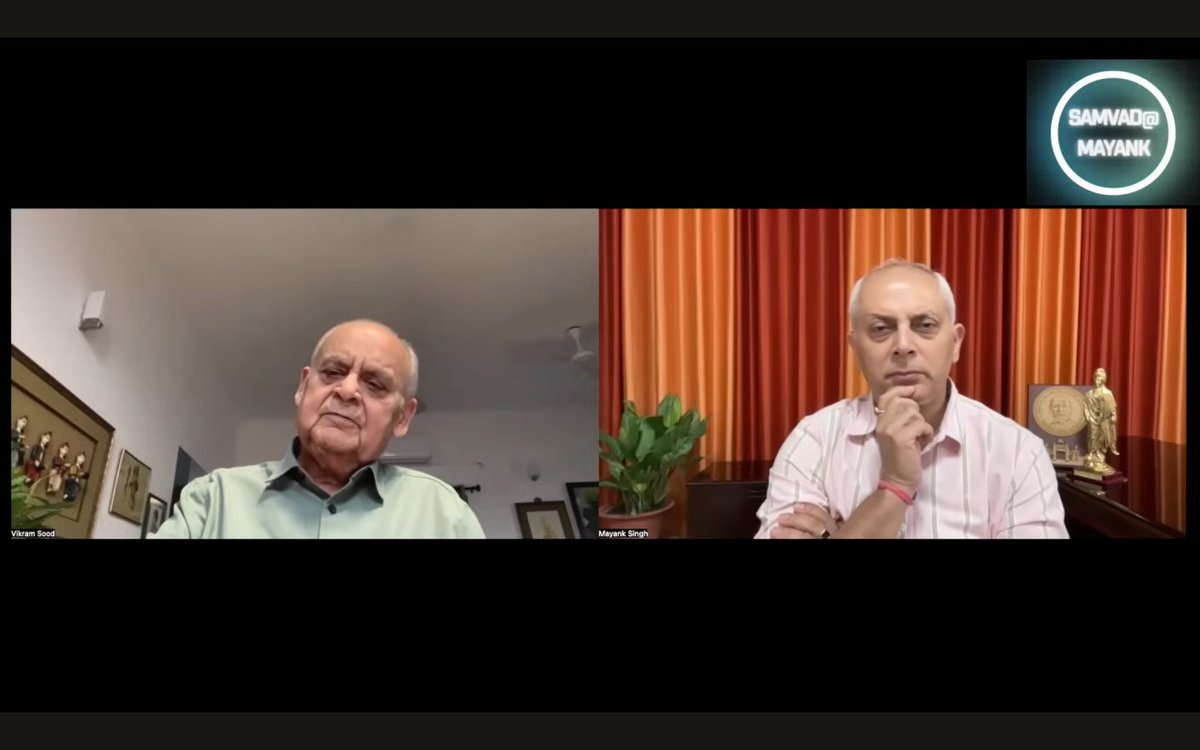Amit Paranjape (@aparanjape) on Twitter photo Always great to listen to <a href="/Vikram_Sood/">Vikram Sood</a> (Former Head R&AW).
Here is discusses the narrative war, media, think tanks and more. A must-watch:
youtu.be/J6_IdfLl8Kc?si… Always great to listen to <a href="/Vikram_Sood/">Vikram Sood</a> (Former Head R&AW).
Here is discusses the narrative war, media, think tanks and more. A must-watch:
youtu.be/J6_IdfLl8Kc?si…