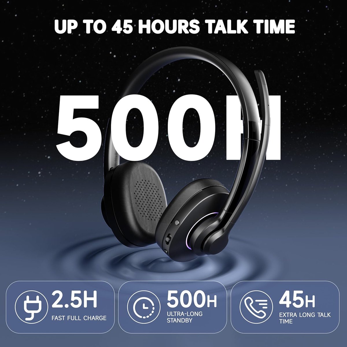 Wireless Bluetooth V5.3 Headset with AI Noise Cancelling Mic and USB Dongle for PC Laptop Remote Work

🎧 Grab it now at an impressive 50% discount and elevate your remote work experience today.

• Retail Price : $99.99  
• Discounted Price : $49.99  
• Promo code : USHYVLC5