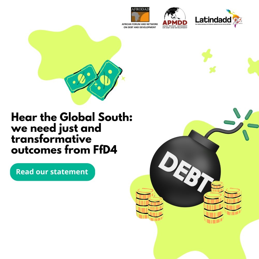 APMDD (@asianpeoplesmvt) on Twitter photo 🌎 The Global South is trapped in a vicious cycle of #debt that maintains a gravely inequitable system. As #FfD4 nears, we call on the #UN — heed southern voices demanding real solutions! 
Read our urgent call 👉 apmdd.org/hear-the-globa…
#FfD4People and Planet
#GOP #GovtofNepal 🌎 The Global South is trapped in a vicious cycle of #debt that maintains a gravely inequitable system. As #FfD4 nears, we call on the #UN — heed southern voices demanding real solutions! 
Read our urgent call 👉 apmdd.org/hear-the-globa…
#FfD4People and Planet
#GOP #GovtofNepal