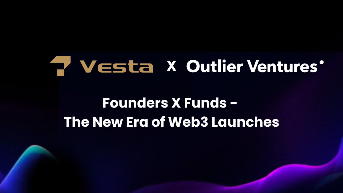 🚀 Outlier Ventures x Vesta3 Present:
Founders x Funds — The New Era of Web3 Launches

📍 Shenzhen | 🗓️ June 16 | 🕒 14:00–18:30
A curated gathering of top VCs &amp; high-potential Web3 startups.
Keynotes, project pitches, VC roundtable &amp; 1-on-1 matchmaking.

🔗 RSVP now on Luma —