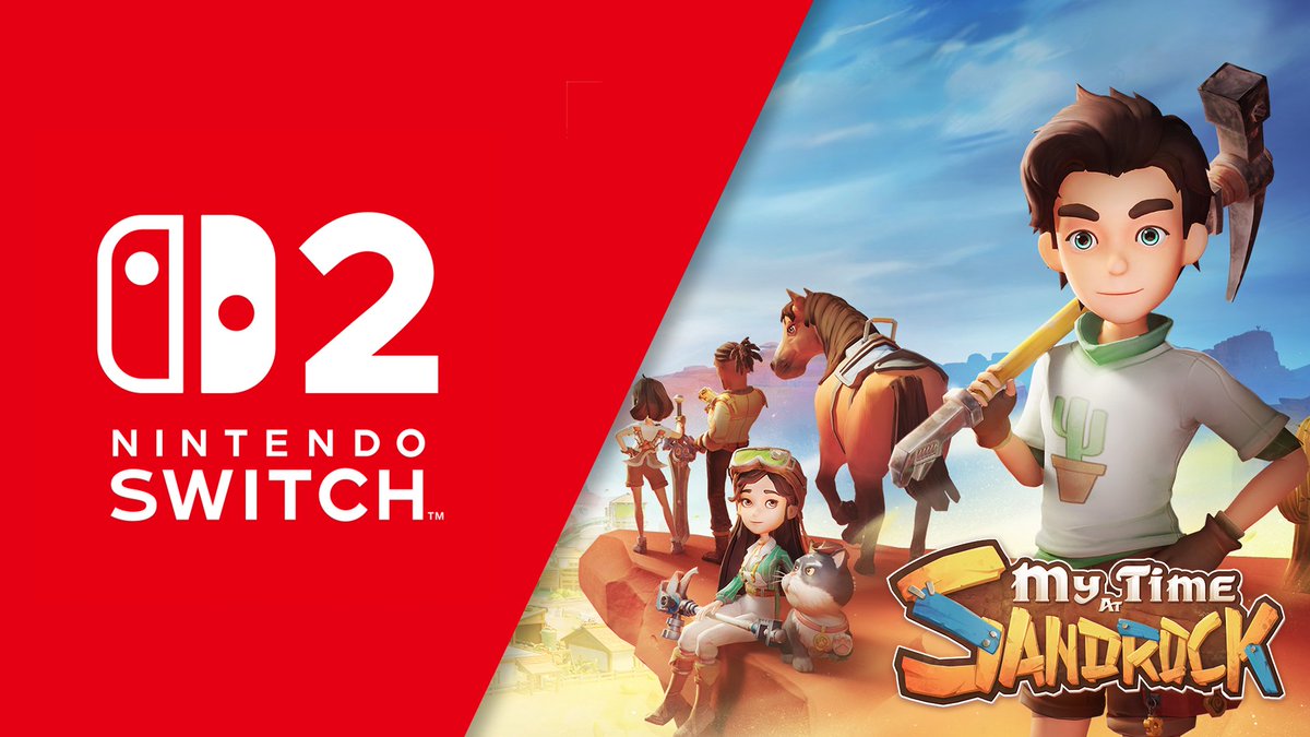 Some of you might have your shiny new Switch 2 already 🎉 Enjoy! 
Also, you can transfer your physical and digital games! 💾 
Sandrock works on the new system too 
🏜️ Happy gaming!
