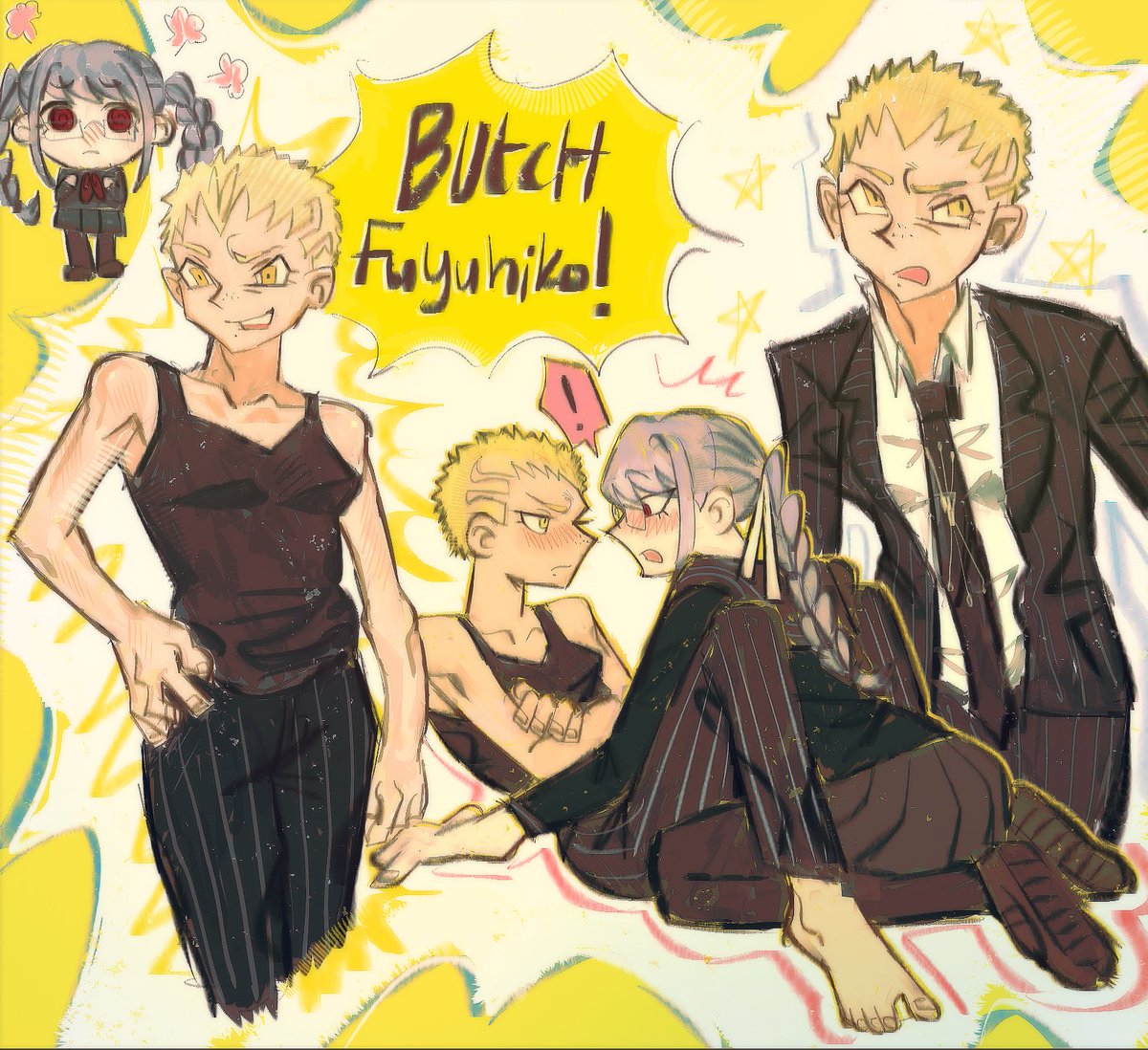 Butch fuyuhiko! #sdr2 #danganronpa