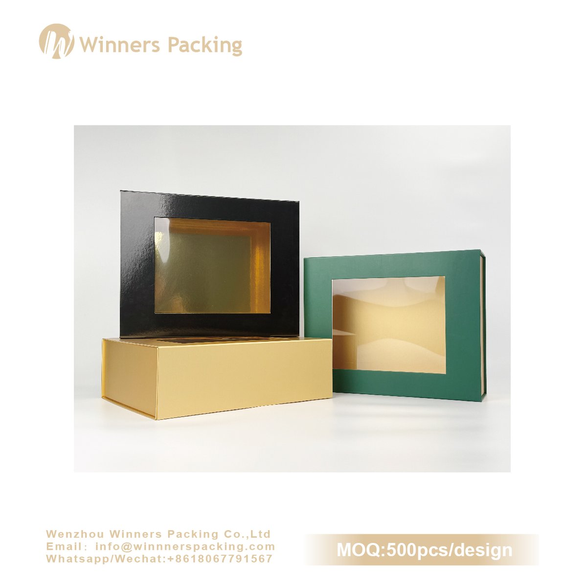 Maggie_Winners's tweet image. Flat-packed. Clear-windowed. Brand-elevating.
Our foldable boxes with PVC windows make your products shine.
#PackagingThatPerforms #LuxuryBoxes #PVCWindowBox #CustomPackaging #FoldableBox #EcoPackaging #WinnersPacking