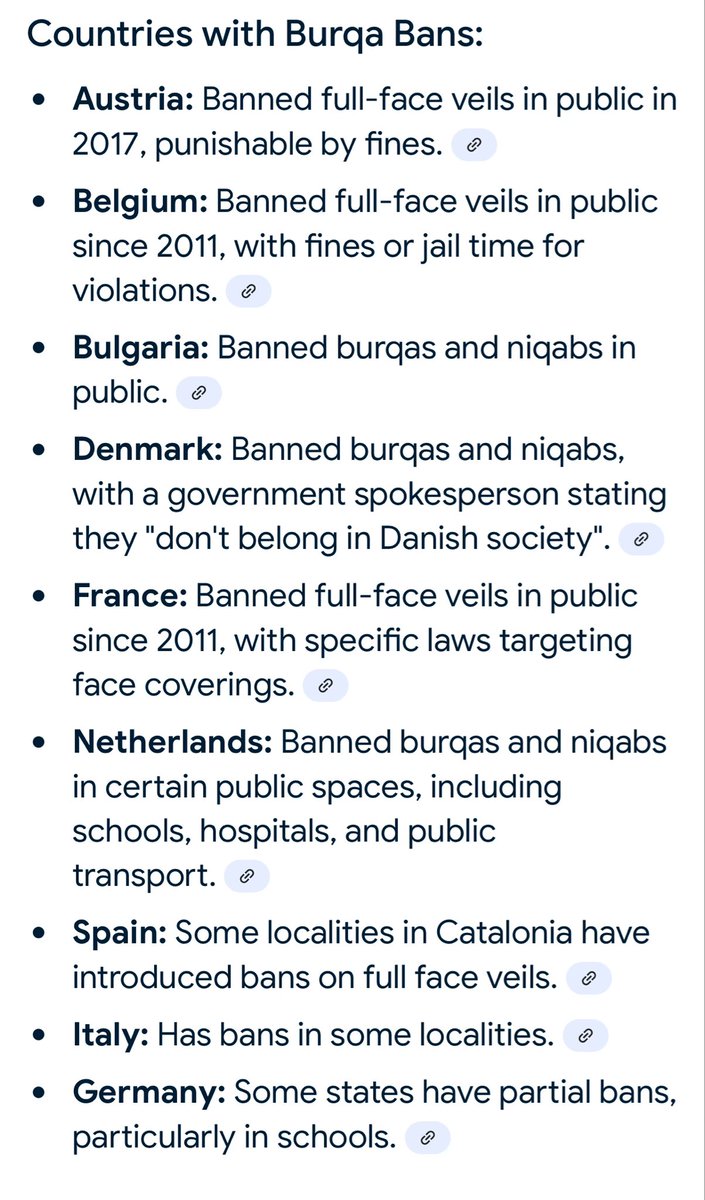 The nine EU countries that have burqua bans

 #GMB