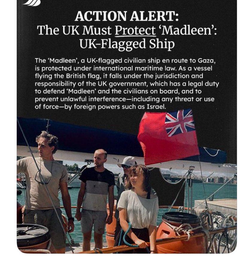 Dr Louise Raw (@louiserawauthor) on Twitter photo 🆘 ISRAEL HAS KIDNAPPED AT GUNPOINT EVERYONE ON #MadleenFlotilla.
Those kidnapped include Greta Thunberg and MEP Rima Hassan.
THE UK MUST ACT NOW TO SECURE THEIR RELEASE.
<a href="/Keir_Starmer/">Keir Starmer</a> <a href="/DavidLammy/">David Lammy</a>
EMERGENCY DEMO LONDON 1pm, FOREIGN OFFICE. 🆘 ISRAEL HAS KIDNAPPED AT GUNPOINT EVERYONE ON #MadleenFlotilla.
Those kidnapped include Greta Thunberg and MEP Rima Hassan.
THE UK MUST ACT NOW TO SECURE THEIR RELEASE.
<a href="/Keir_Starmer/">Keir Starmer</a> <a href="/DavidLammy/">David Lammy</a>
EMERGENCY DEMO LONDON 1pm, FOREIGN OFFICE.