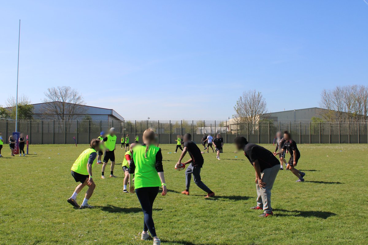 @HMYOIFeltham (@hmyoifeltham) on Twitter photo Last month we hosted a rugby touch tournament as part of our Get Onside course with the <a href="/Saracens/">Saracens Rugby Club</a> Foundation. 🏉
The event also served as a networking opportunity, where the young people got to meet potential companies and mentors that could support them on release. Last month we hosted a rugby touch tournament as part of our Get Onside course with the <a href="/Saracens/">Saracens Rugby Club</a> Foundation. 🏉
The event also served as a networking opportunity, where the young people got to meet potential companies and mentors that could support them on release.