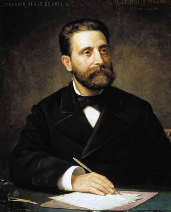 GestasdeEspaña (@gestasdeespana) on Twitter photo #TalDíaComoHoy de 1903 fallecía el poeta Gaspar Núñez de Arce.
Su trayectoria literaria lo llevó del Romanticismo al realismo literario y a ser miembro de la RAE; aunque también tuvo un importante papel en la política al ser ministro con Sagasta. #TalDíaComoHoy de 1903 fallecía el poeta Gaspar Núñez de Arce.
Su trayectoria literaria lo llevó del Romanticismo al realismo literario y a ser miembro de la RAE; aunque también tuvo un importante papel en la política al ser ministro con Sagasta.