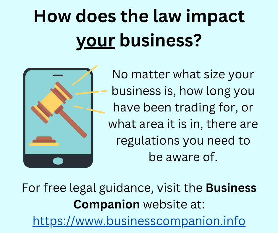 Trading Standards Service-Hampshire County Council (@officialhantsts) on Twitter photo Business Companion is a free online resource, giving legal guidance to businesses.
For help and advice for your business, please see: businesscompanion.info. Business Companion is a free online resource, giving legal guidance to businesses.
For help and advice for your business, please see: businesscompanion.info.