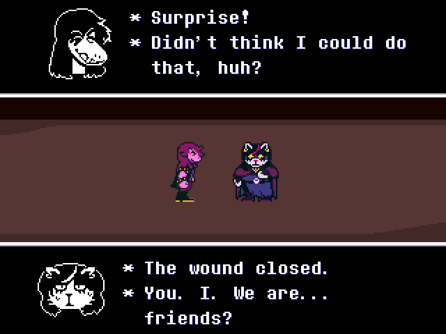 Patwhit01's tweet image. #DELTARUNE