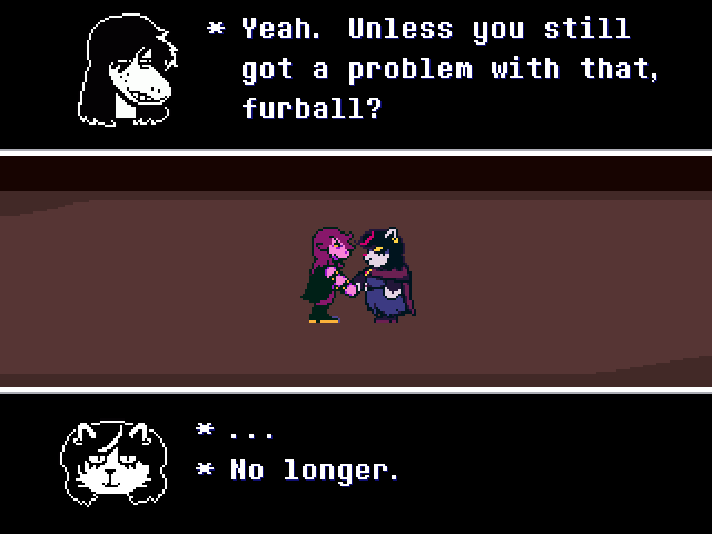 Patwhit01's tweet image. #DELTARUNE
