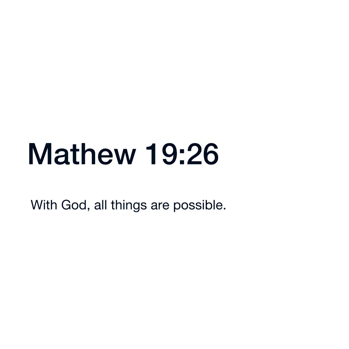 Matthew 19:26