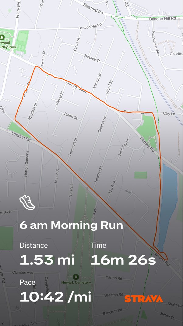 GorillaManFitn1's tweet image. 6 am morning run to set me up for the day 💪🏃 #6amclub #6amrun #stravarun #morningrun #silvarunningvest #summerchellenge2025 #fitnessmotivation2025