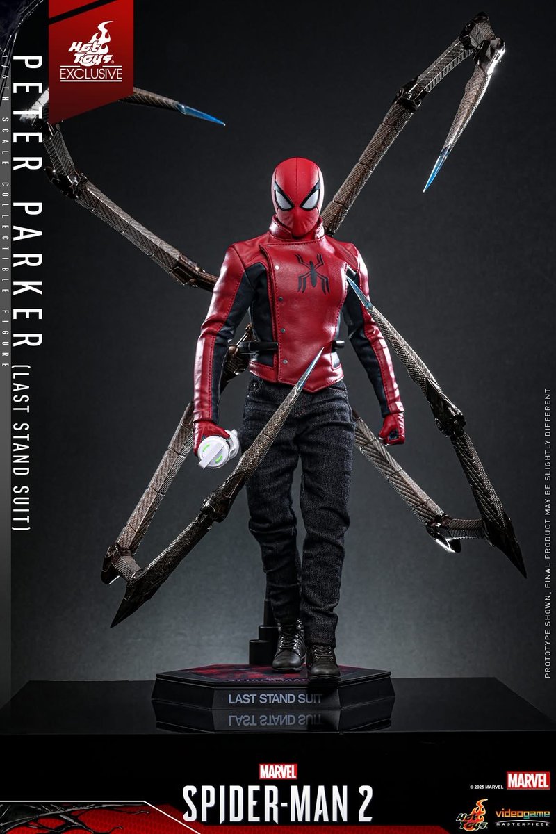 Hot Toys have revealed a PS5 Spider-man Last Stand figure.