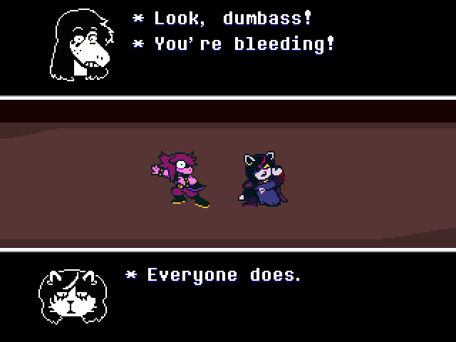 Patwhit01's tweet image. #DELTARUNE