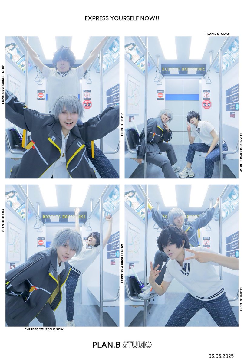 Usercoshoyo's tweet photo. 丹恆： 冬木
穹：N:Z
講拍貼機想了半年，終於玩到了😭

#穹丹 #HonkaiStarRail #caelus #cosplay #yaoi https://t.co/RwnkYWIgI0