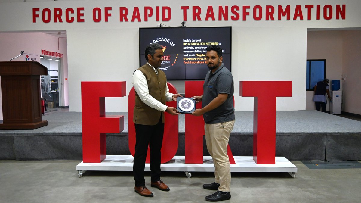 angelschennai's tweet image. Kaushik Srikanth, Manager (Partnerships), The Chennai Angels (TCA) was at FORT Day hosted at FORT.Chennai, Sriperumbudur - Organized by @FORGE_FORCE in collaboration with @TN_SIPCOT

#TheChennaiAngels #FORTDay #DeepTechStartups #IndustrialInnovation