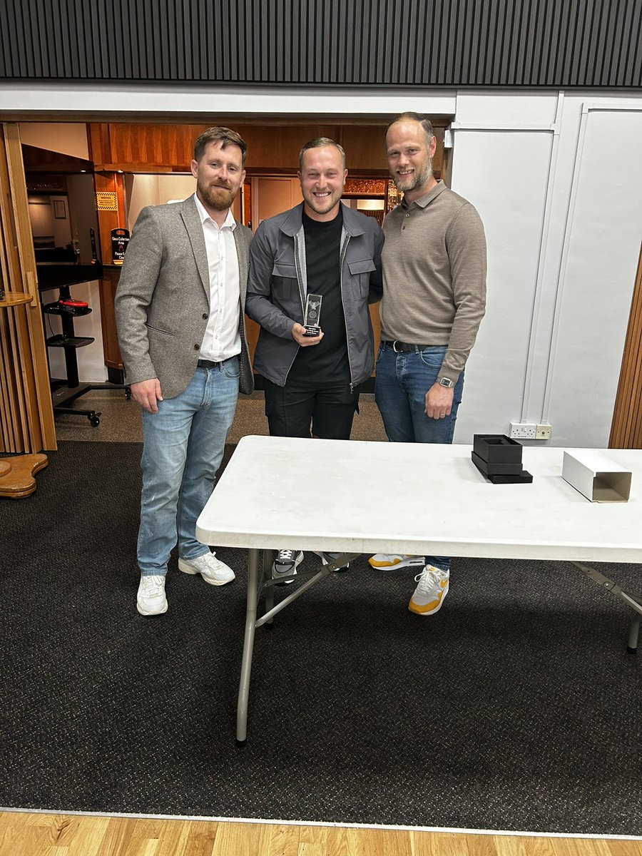Finally The Paul Hardy Award. Paul is a long standing figure of the club who’s well respected. He’s never missed a game in the past 10 years. A man who’s well versed in the beautiful game itself. This season he has picked Lewis Brown as he’s award winner. Well done Dash 💪🏻