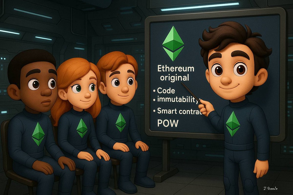 It's fundamental to communicate the notions of #EthereumClassic.
#ETC is the original blockchain that maintained the philosophy of immutability, offering developers, investors, and users a choice based on the principles of decentralization and historical integrity.