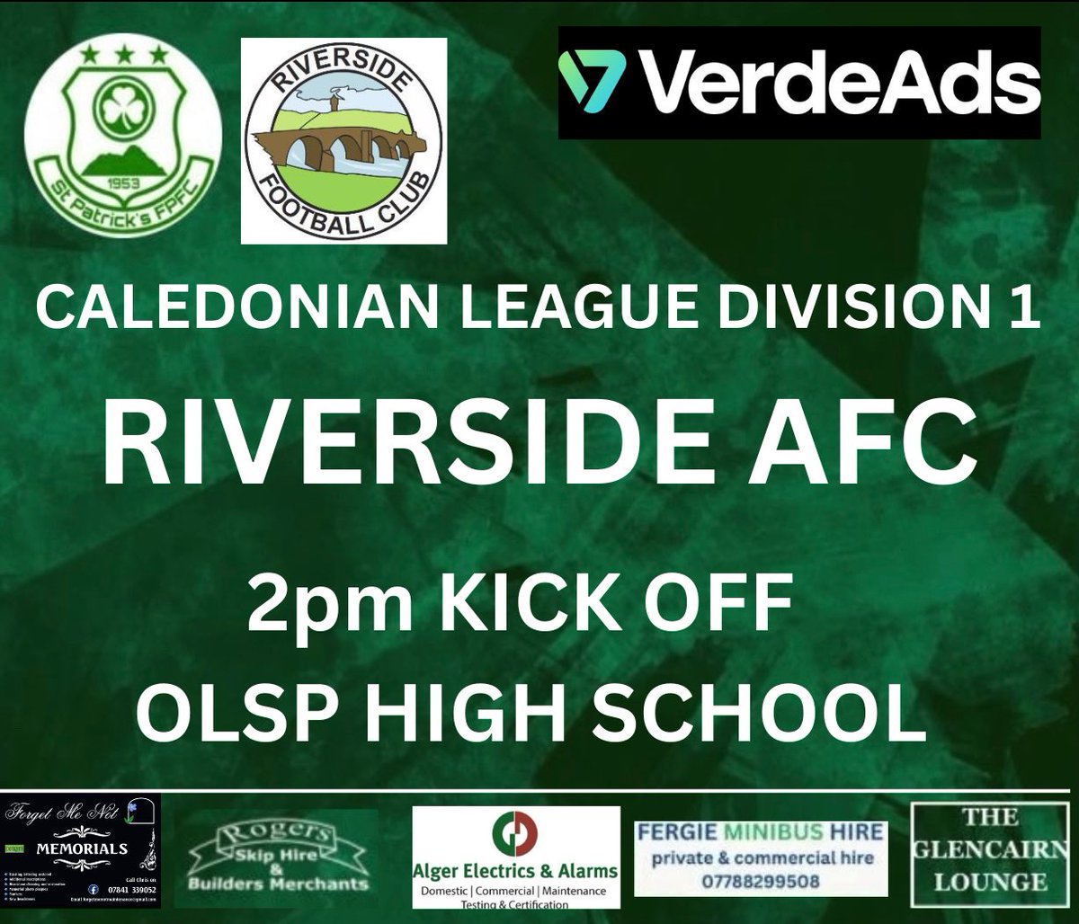 St Patrick's FP FC (@stpatricksfpfc) on Twitter photo 🟢⚪️ MATCH DAY ⚪️🟢
It’s the final match day of the season and one last chance to see the best in the West this season, so get along to OLSP at 2pm to cheer on the boys ☘️ <a href="/scottish_aff/">AmateurFixturesResultsSCO</a> 🟢⚪️ MATCH DAY ⚪️🟢
It’s the final match day of the season and one last chance to see the best in the West this season, so get along to OLSP at 2pm to cheer on the boys ☘️ <a href="/scottish_aff/">AmateurFixturesResultsSCO</a>