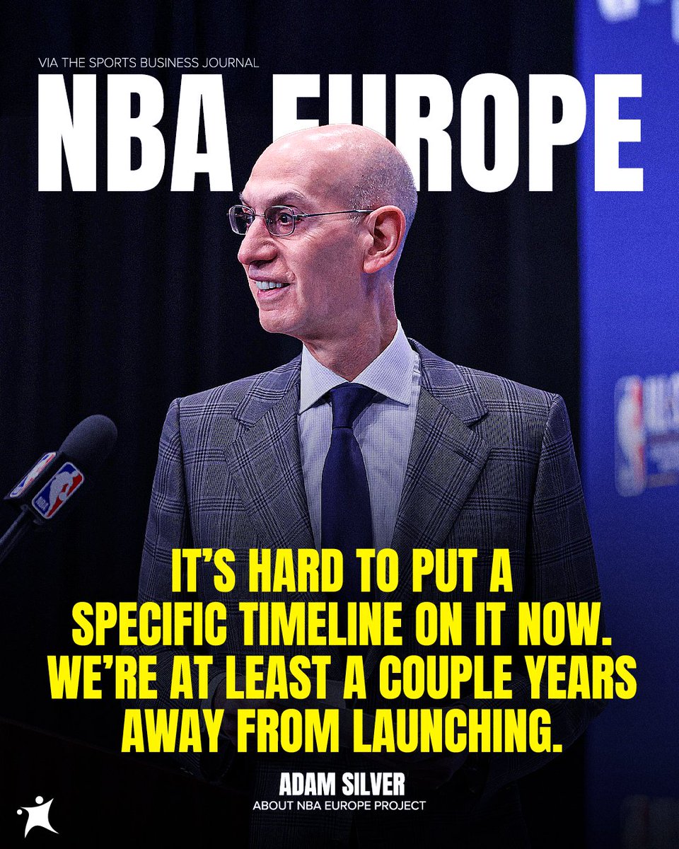 Adam Silver has revealed that the NBA Europe project is still at least couple of years away from launching 🗣️

More details about this project: basketne.ws/4kNkKaU