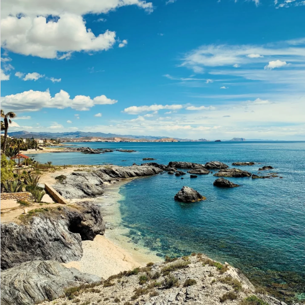 Repost terreros.paradise Vistas que enamoran desde Cala Panizo hacia San Juan de los Terreros Hoy. #CalaPanizo #SanJuandelosTerreros #VistasDeEnsueño #almerimagen #MediterráneoVibes #FelizDomingo #Almeria #CostadeAlmeria #andalucia #españa #tiaantonia #terrerosparadise