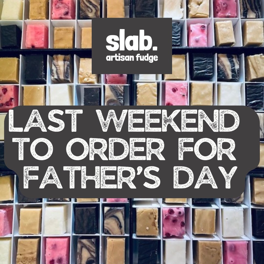 Last weekend to order for Father’s Day 🎁

That’s right folks, Father’s Day is fast approaching and this is the last weekend you can order in time for Father’s Day.