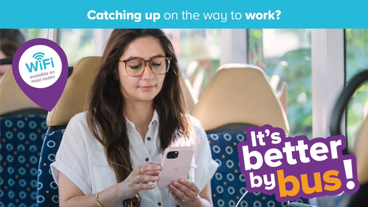 Catching up on the way to work?💻 It's better by bus! Parking pain, stress and lost time are over. Catch up on what matters while you travel. 🚍

👉oxfordbus.co.uk/its-better-bus

#ItsBetterByBus #SmartCommute #ProductivityBoost