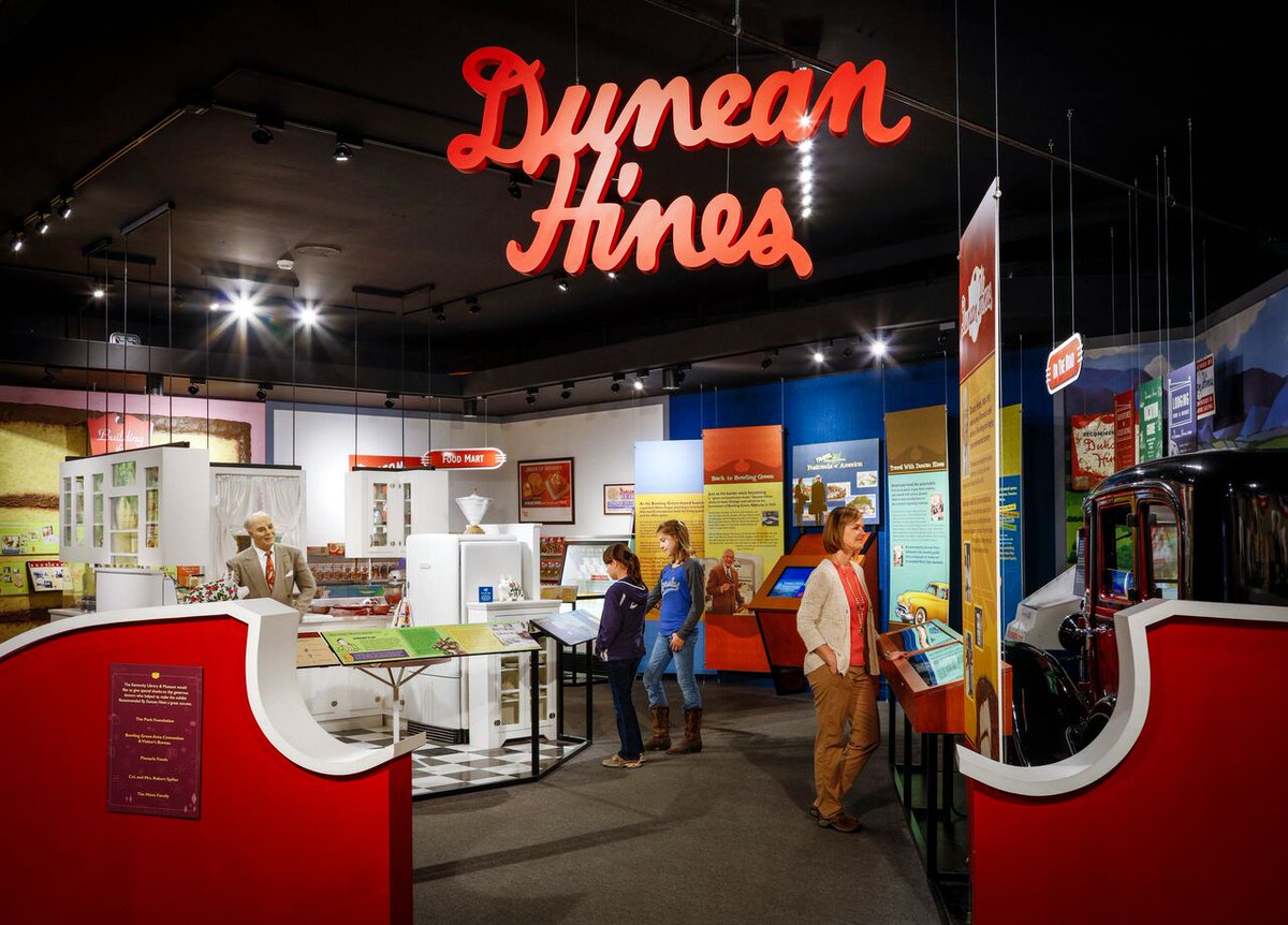 The Kentucky Museum (@thekymuseum) on Twitter photo During BG’s Duncan Hines Days, be sure to visit the “Recommended by Duncan Hines” exhibit at the KY Museum. Admission is FREE. Museum hours Weds-Sat 9AM-4PM. More info at wku.edu/kentuckymuseum. <a href="/duncanhinesdays/">Duncan Hines Days</a> <a href="/wku/">Western Kentucky University</a> @visitbgky @wkualumni During BG’s Duncan Hines Days, be sure to visit the “Recommended by Duncan Hines” exhibit at the KY Museum. Admission is FREE. Museum hours Weds-Sat 9AM-4PM. More info at wku.edu/kentuckymuseum. <a href="/duncanhinesdays/">Duncan Hines Days</a> <a href="/wku/">Western Kentucky University</a> @visitbgky @wkualumni