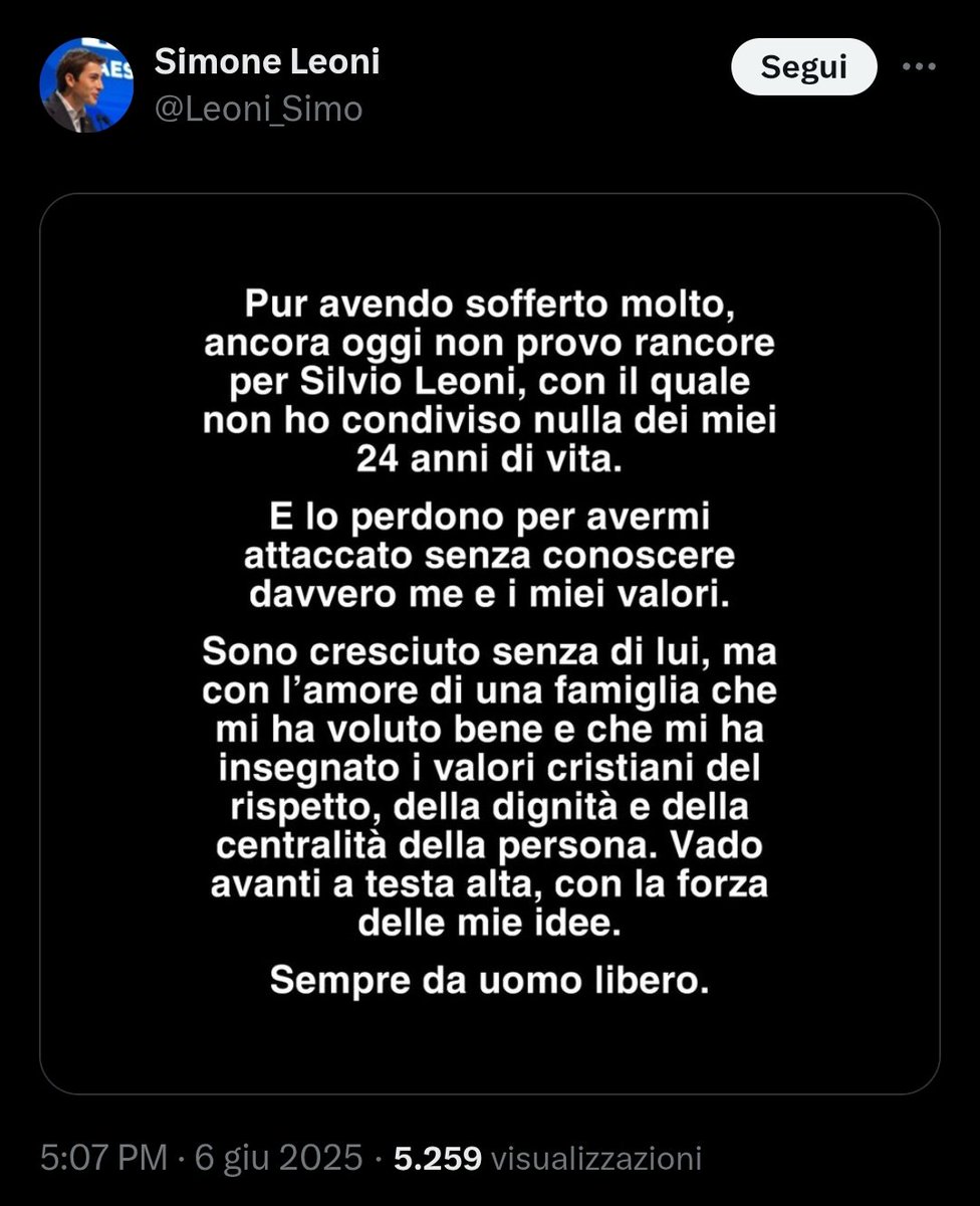 semanthide (@semanthide3) on Twitter photo <a href="/roxsasso/">Rossano Sasso</a> Solo un leghista meridionale può lodare un padre inesistente che si fa vivo sui giornali per screditare il figlio con dei deliri degni da reparto psichiatrico. <a href="/roxsasso/">Rossano Sasso</a> Solo un leghista meridionale può lodare un padre inesistente che si fa vivo sui giornali per screditare il figlio con dei deliri degni da reparto psichiatrico.