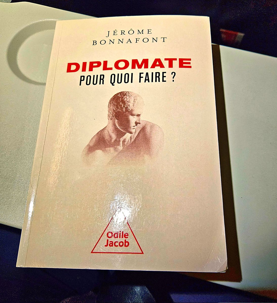 Luca Niculescu (@lucaniculescu) on Twitter photo L’avantage de prendre souvent l’avion ? Pouvoir lire de bons livres sans être interrompu par des appels ou des messages.
Comme, par exemple, ”Diplomate, pour quoi faire ?” de <a href="/JeromeBonnafont/">Jérôme Bonnafont</a>.
C’est riche, c’est stimulant, c’est écrit par l’un des grands diplomates français. L’avantage de prendre souvent l’avion ? Pouvoir lire de bons livres sans être interrompu par des appels ou des messages.
Comme, par exemple, ”Diplomate, pour quoi faire ?” de <a href="/JeromeBonnafont/">Jérôme Bonnafont</a>.
C’est riche, c’est stimulant, c’est écrit par l’un des grands diplomates français.