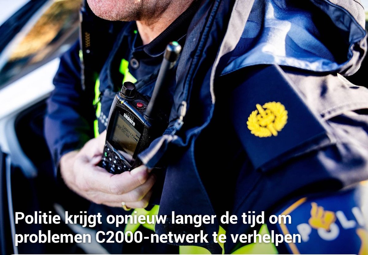 NPBZWB's tweet photo. Nieuw uitstel mag geen afstel zijn. #C2000 is en blijft de lifeline voor politiemensen. Er worden stappen gemaakt, maar we zijn er nog lang niet. Wij blijven monitoren! #Politie krijgt opnieuw langer de tijd om problemen C2000-netwerk te verhelpen.
https://t.co/qNkcLkD67p https://t.co/KevSU5PR7J