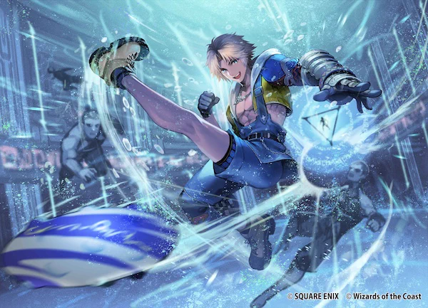 『マジック:ザ・ギャザリング--FINAL FANTASY』におきまして、 「エースストライカー、ティーダ」イラストを担当しました よろしくお願いします! 商品ページ: #mtgjp #MTGxFINALFANTASY