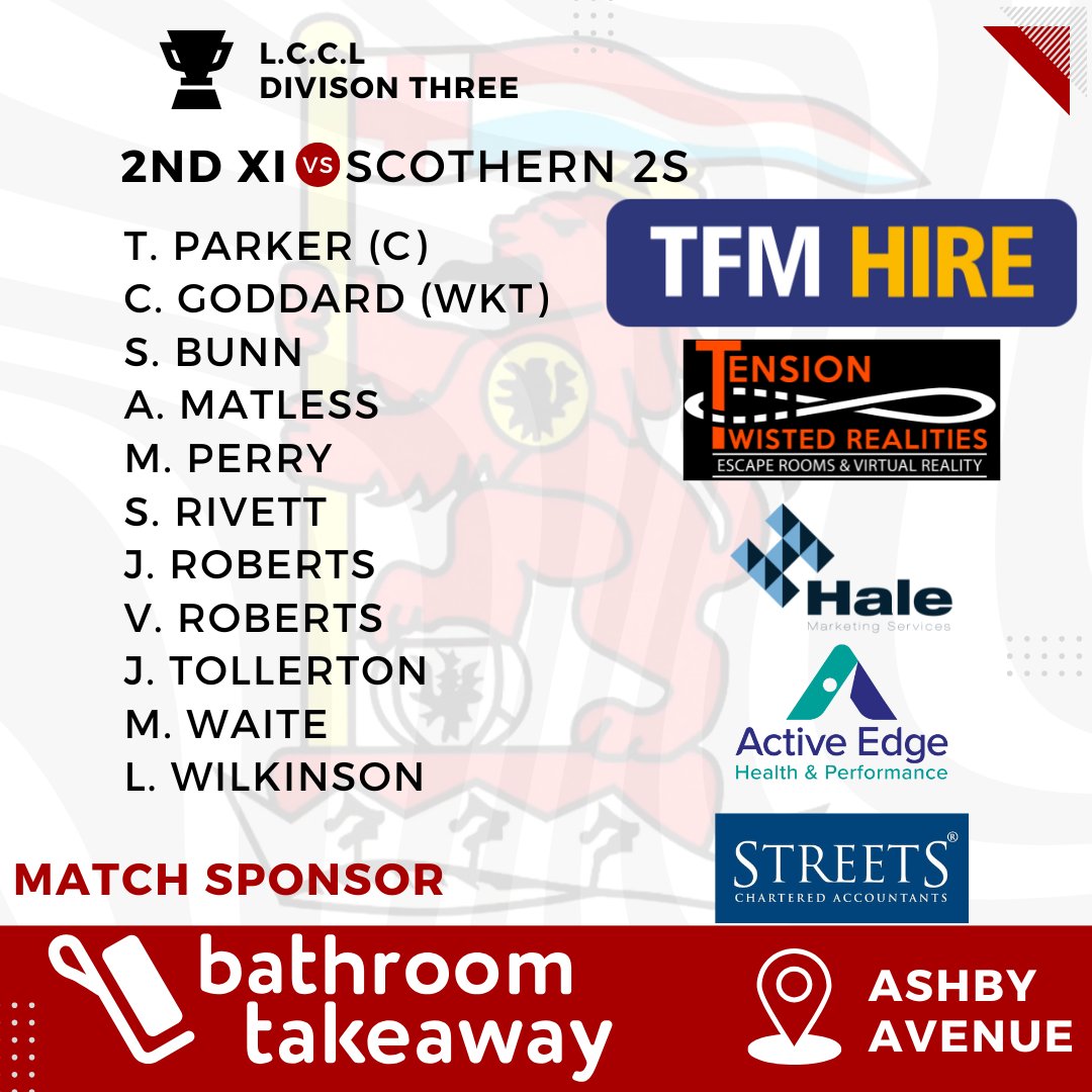 HartsholmeCC (@hartsholmecc) on Twitter photo βοΈ Double the action this Saturday!
π’ 1st Team vs Scothern
π΅ 2nd Team vs Scothern
Best of luck to both sides β with thanks to <a href="/bathtakeaway/">Bathroom Takeaway</a> for sponsoring todayβs matches! π #DoubleHeader #SaturdayCricket #HartsholmeCC βοΈ Double the action this Saturday!
π’ 1st Team vs Scothern
π΅ 2nd Team vs Scothern
Best of luck to both sides β with thanks to <a href="/bathtakeaway/">Bathroom Takeaway</a> for sponsoring todayβs matches! π #DoubleHeader #SaturdayCricket #HartsholmeCC