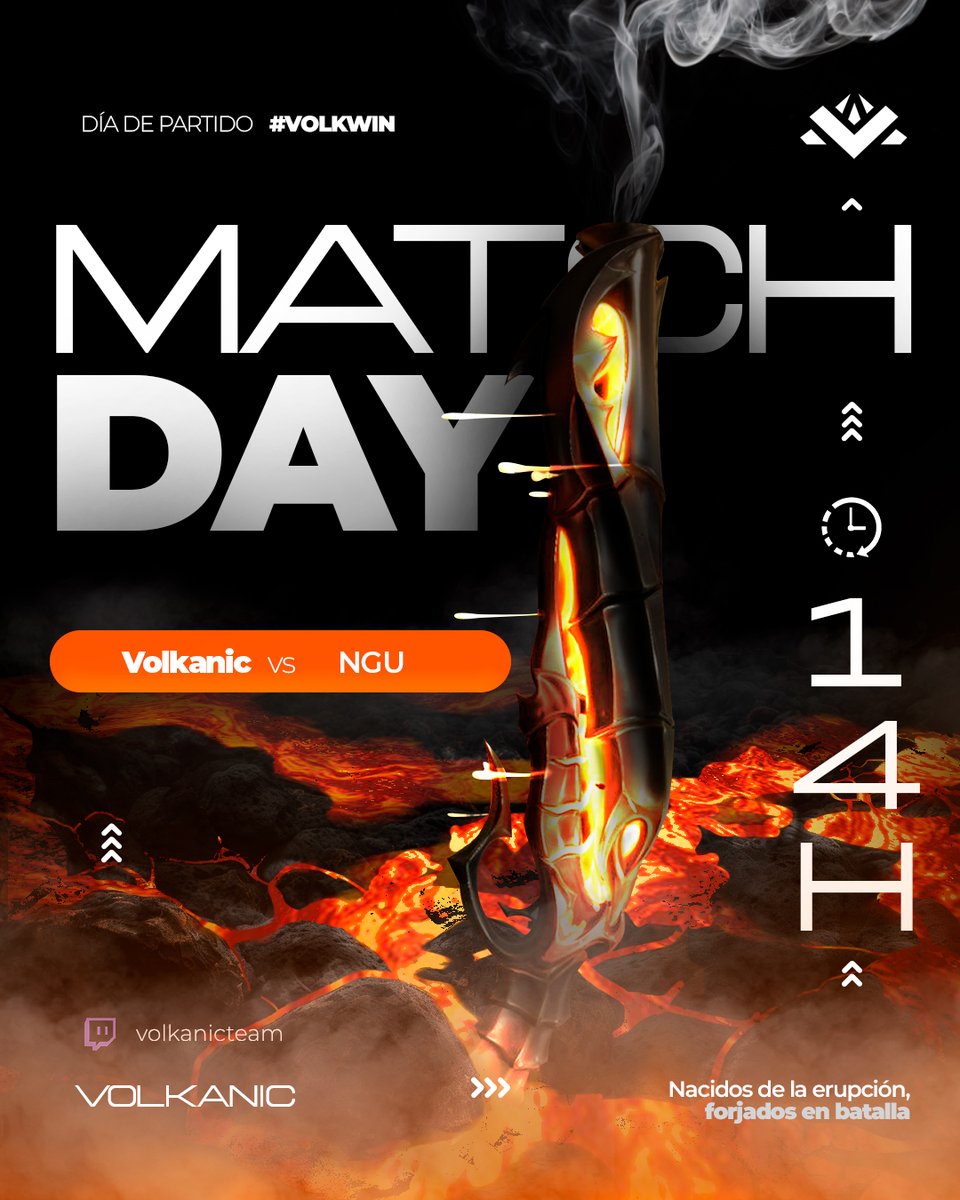 VOLKANIC (@volkanicteam) on Twitter photo 🌋 ES DIA DE FINAL | #EsportsSeriesMadrid 🌋
🔥LOS NIÑOS ILUSIONAN🔥
🔥VALORANT LAVA🔥
🆚<a href="/NGU_eSports_/">NGU eSports</a>
⏰ 14:00 🇪🇸
⏰ 13:00 🇮🇨
🟣 (link en respuestas)⬇️
👇TODO EL APOYO A LOS NIÑOS 👇
#VOLKWIN🌋 🌋 ES DIA DE FINAL | #EsportsSeriesMadrid 🌋
🔥LOS NIÑOS ILUSIONAN🔥
🔥VALORANT LAVA🔥
🆚<a href="/NGU_eSports_/">NGU eSports</a>
⏰ 14:00 🇪🇸
⏰ 13:00 🇮🇨
🟣 (link en respuestas)⬇️
👇TODO EL APOYO A LOS NIÑOS 👇
#VOLKWIN🌋